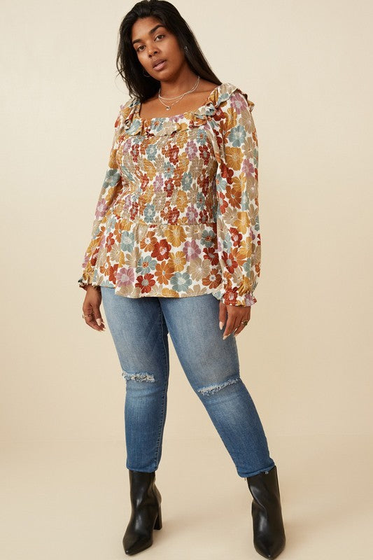 Give or Take Floral Blouse