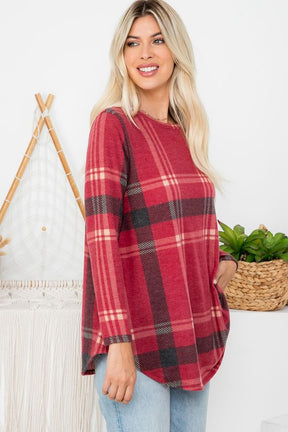 Another Lifetime Plaid Top