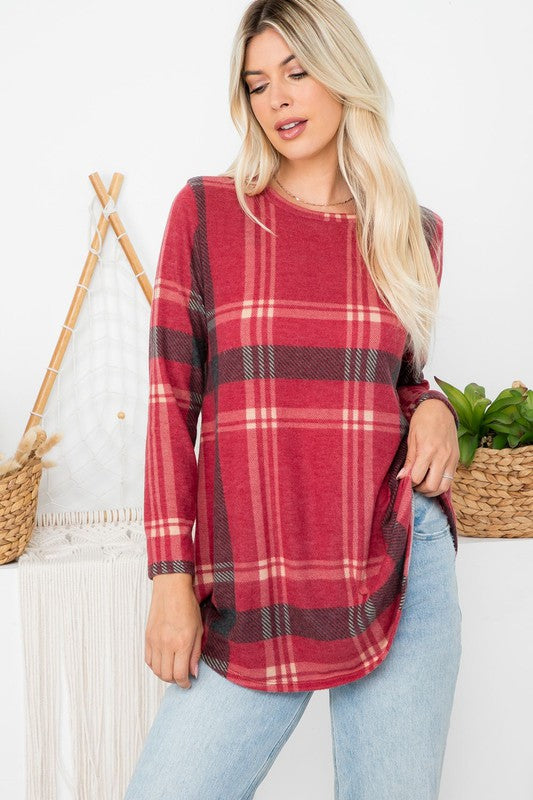 Another Lifetime Plaid Top