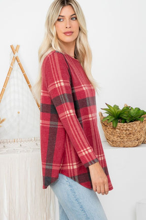 Another Lifetime Plaid Top