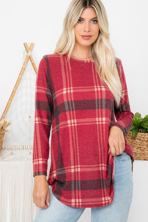 Another Lifetime Plaid Top