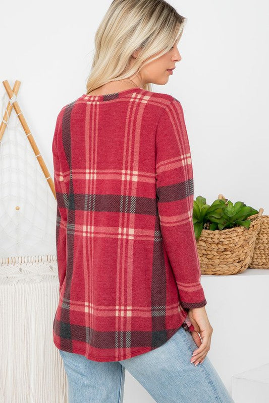 Another Lifetime Plaid Top