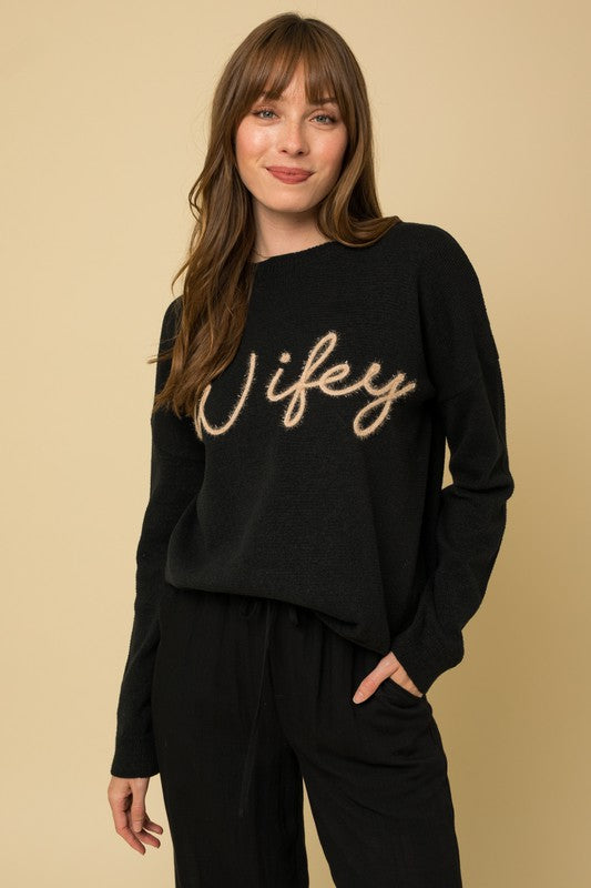 Wifey Pullover Sweater