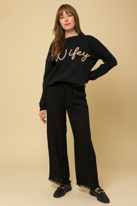 Wifey Pullover Sweater