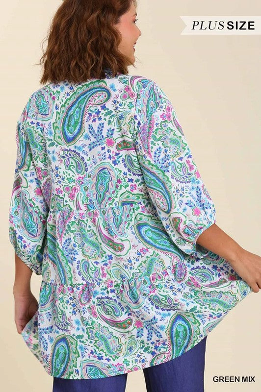 A Perfect Day Paisley Blouse