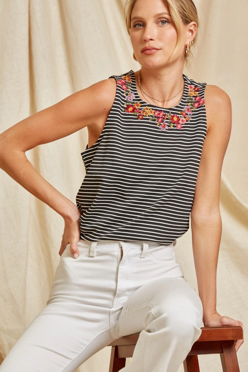 Just a Myth Embroidered Tank