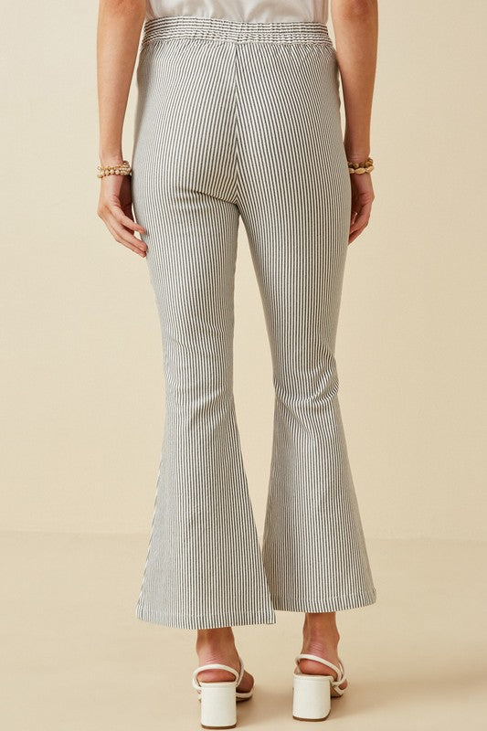 Feels So Right Pinstripe Flare Pants