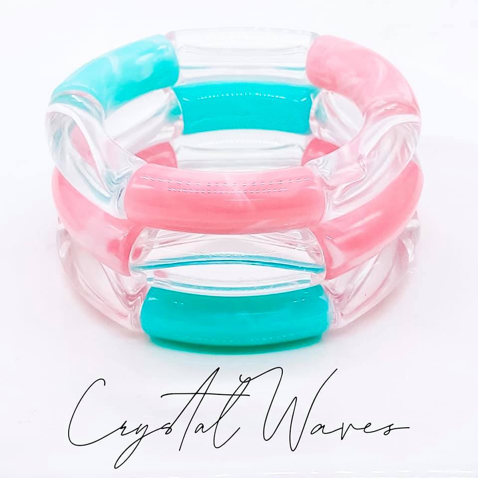 Crystal Waves Bracelet