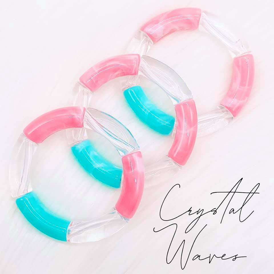 Crystal Waves Bracelet