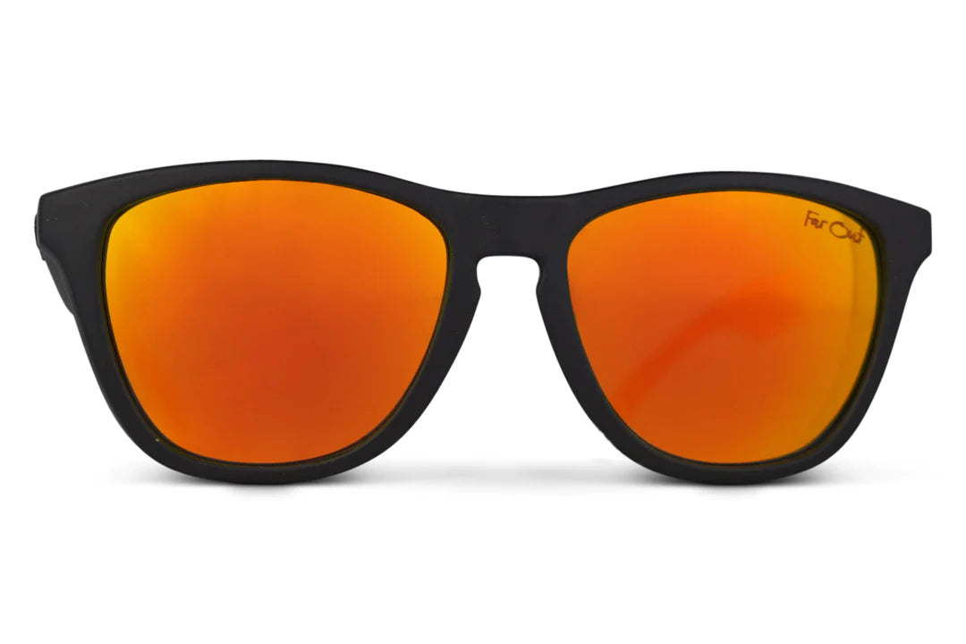FarOut Sunglasses - Black Premium Orange Lens