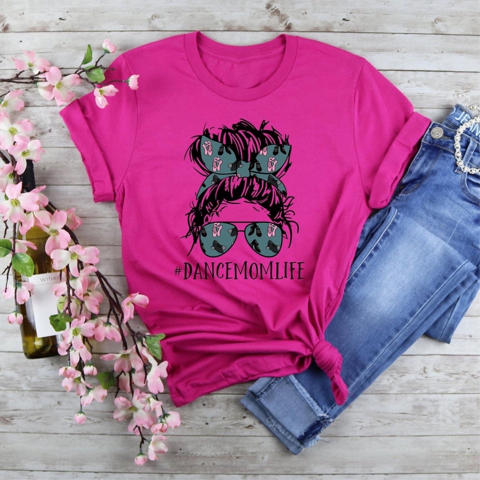 Dance Mom Messy Bun Graphic Tee