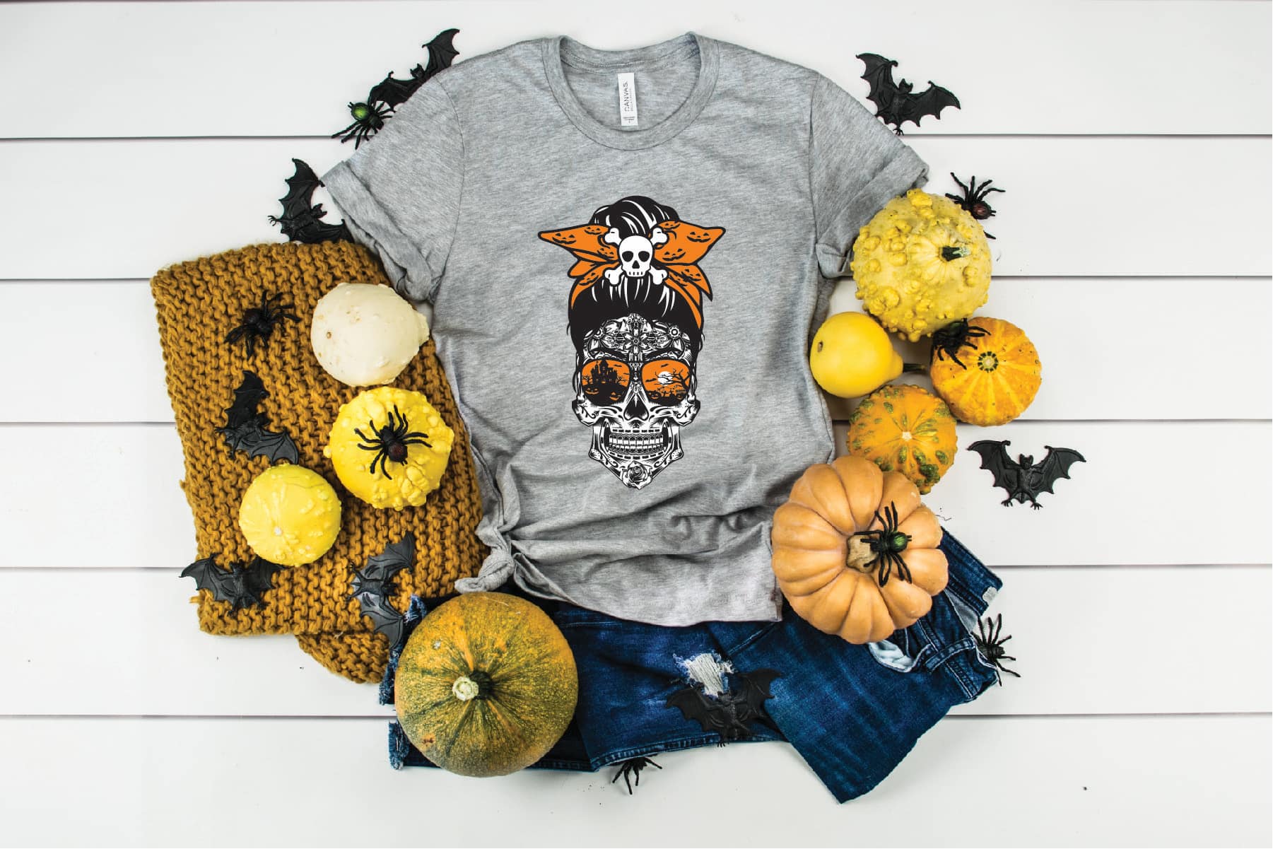 Girl Skull Graphic Tee
