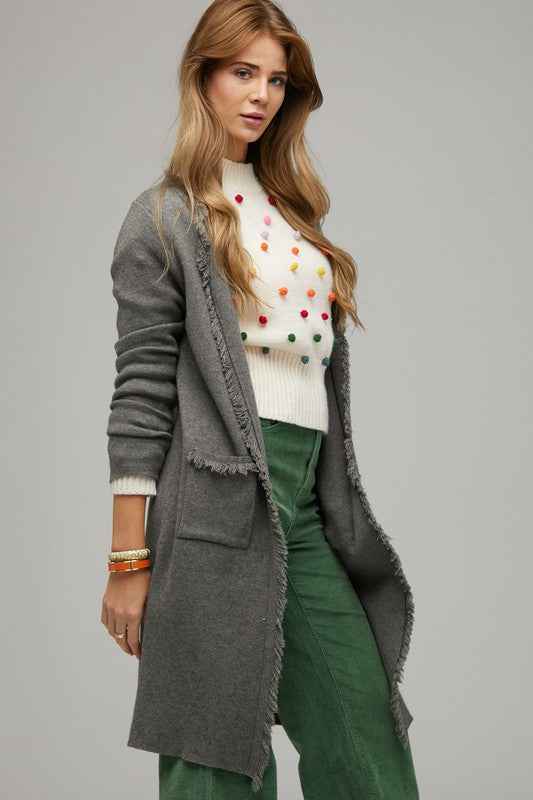 The Hard Truth Fringe Edge Cardigan