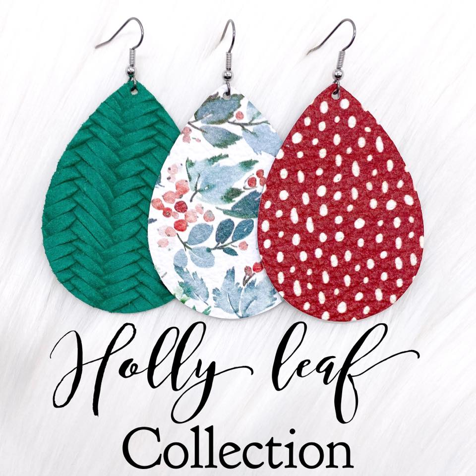 2.5" Holly Leaf Collection - Holly Leaf