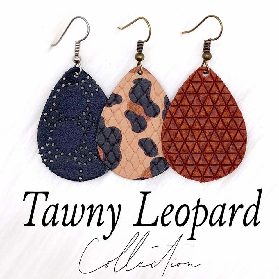 Tawny Leopard Itty Bitty Collection - Cinnamon Triangles