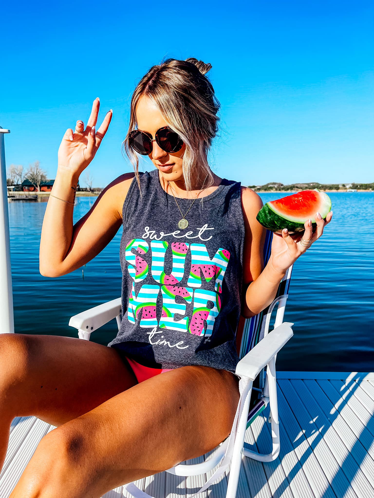 Sweet Summer Time Graphic Tank