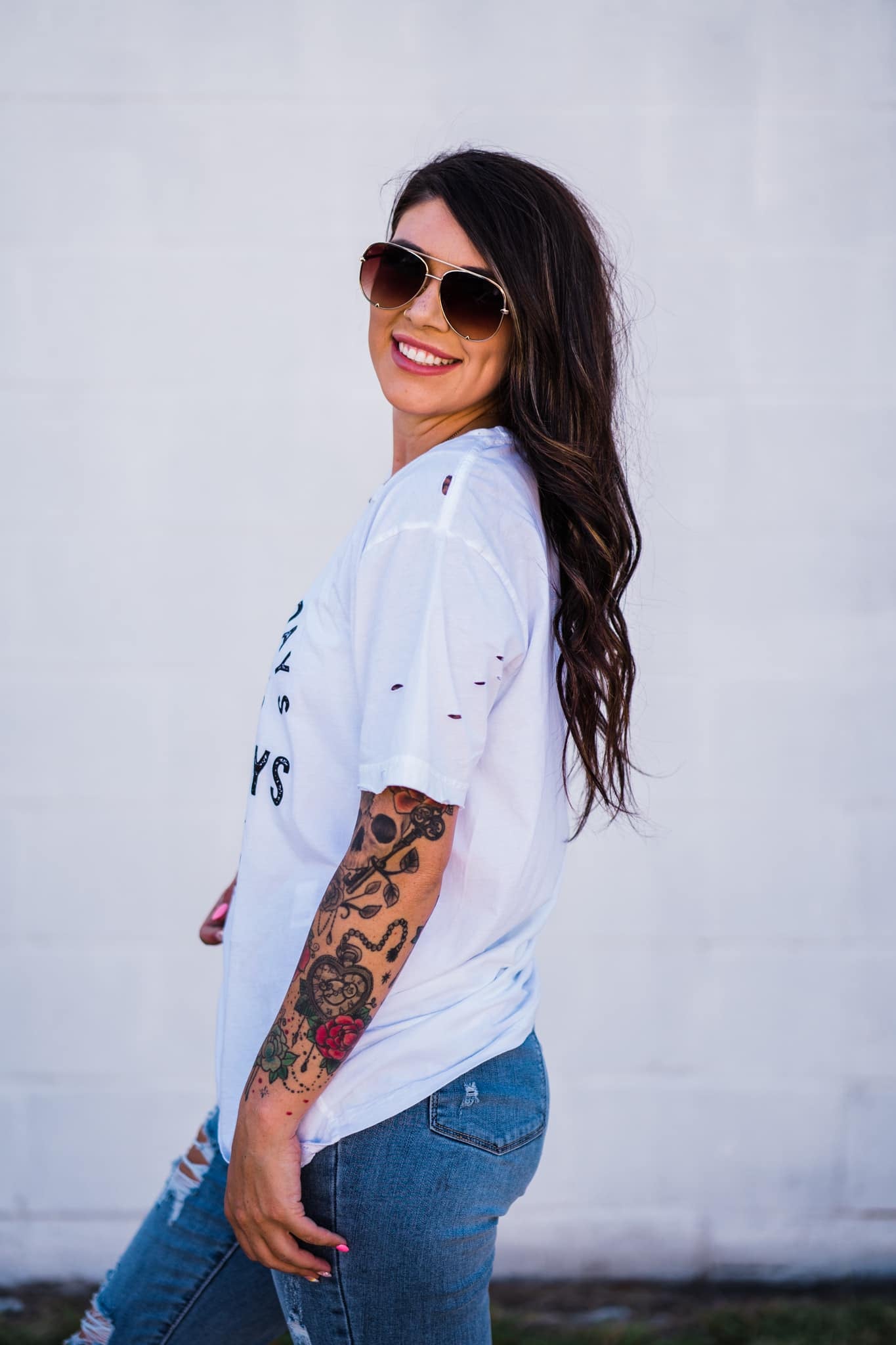 Sinner Saint Destroyed Graphic Tee