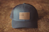 American Flag Hat - Navy