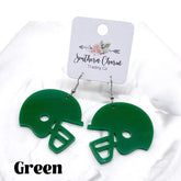 2" Acrylic Spirit Helmets - Green