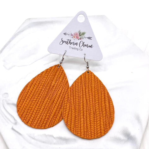 2.5" Abstract Floral Mini Collection - Burnt Orange Palm