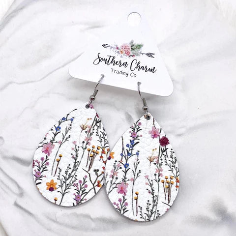 2" Wildflower Mini Collection Earrings - Wildflowers