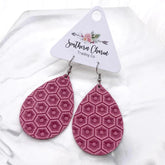 2" Autumn Floral Mini Collection Earrings - Blush Honeycomb