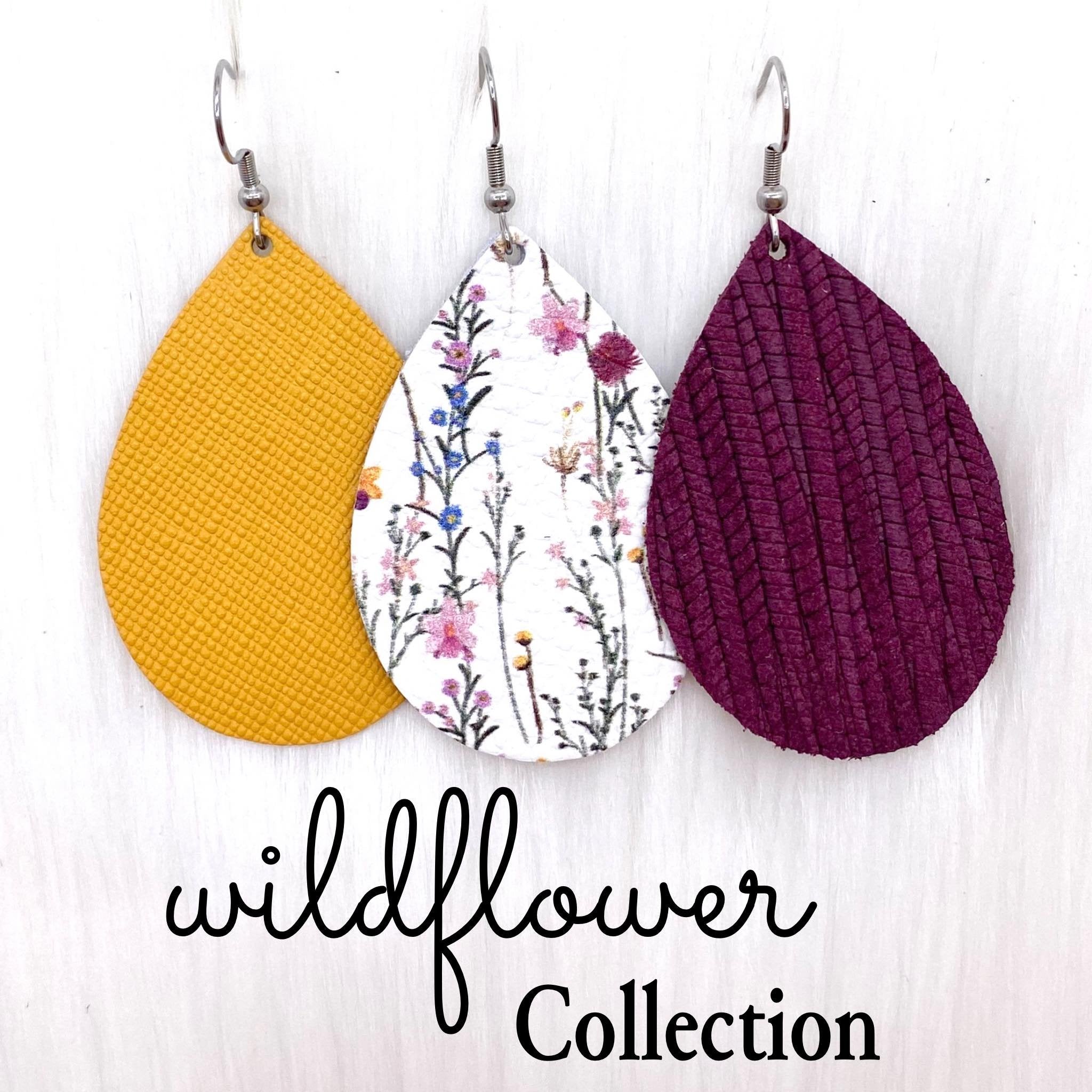 2" Wildflower Mini Collection Earrings - Wildflowers