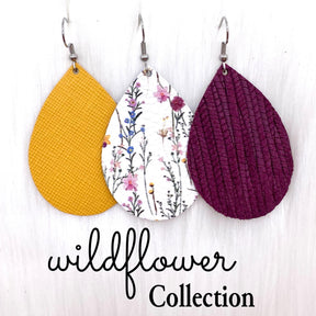 2" Wildflower Mini Collection - Mustard Saffiano