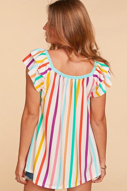 With or Without You Stripe Top