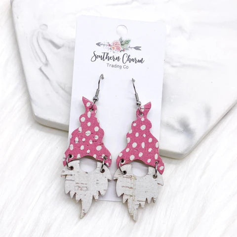 2.5" Doodle Dot Gnomes - Pink
