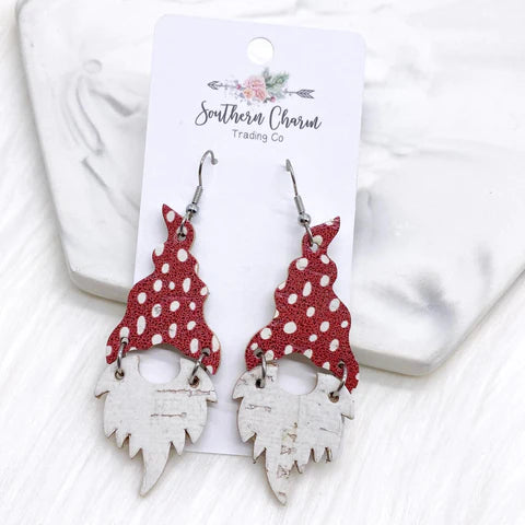 2.5" Doodle Dot Gnomes - Red
