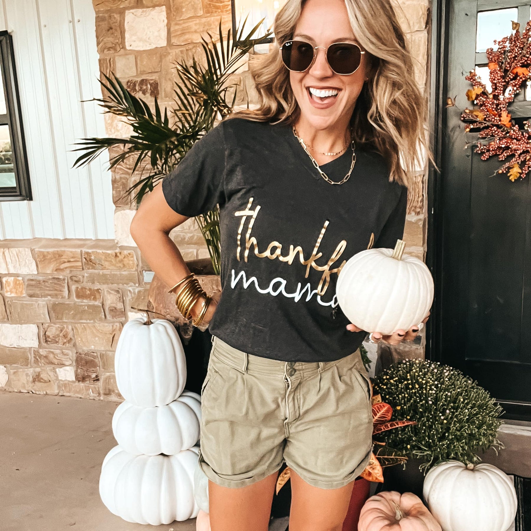 Thankful Mama Graphic Tee