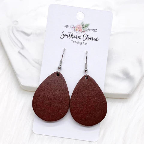 1.5" Boho Sprigs Mini Collection Earrings - Brown Baby Chopper