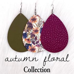 2.5" Autumn Floral Mini Collection - Plum