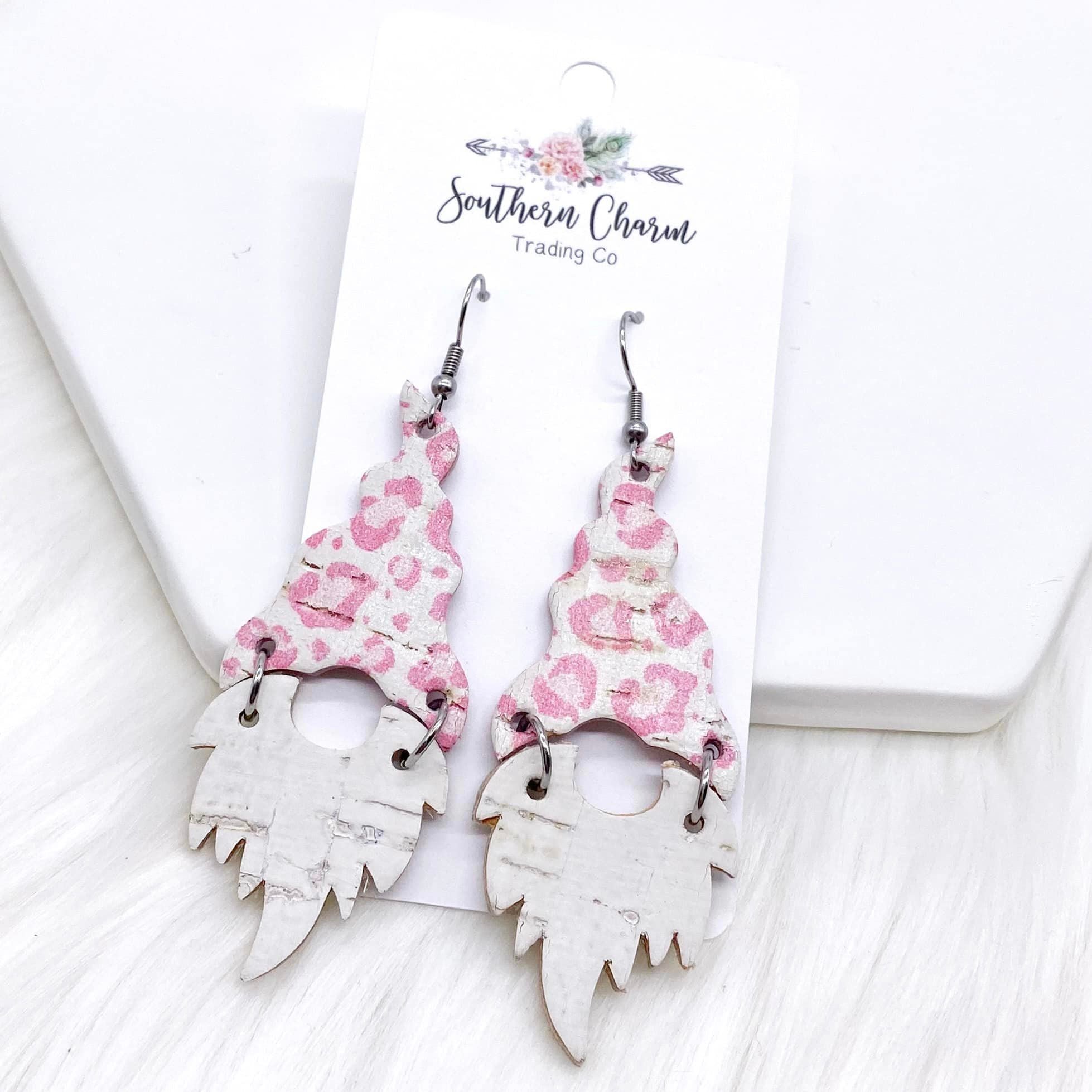2.5" Pink Leopard Love Gnomes