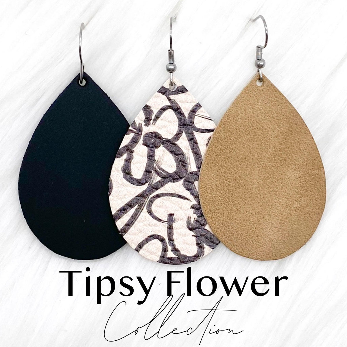 2" Tipsy Flower Mini Collection - Tan