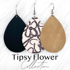 2" Tipsy Flower Mini Collection - Tan