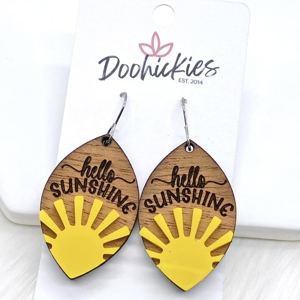 1.5" Hello Sunshine Earrings