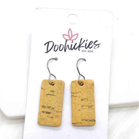 1.5" Lil' Bentley Daisy Bar Earrings - Mellow Yellow