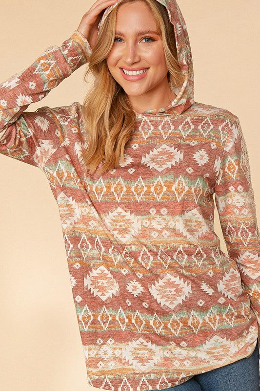 Not Enough Time Hooded Pullover
