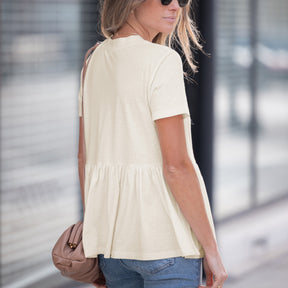 Only See You Peplum Tee