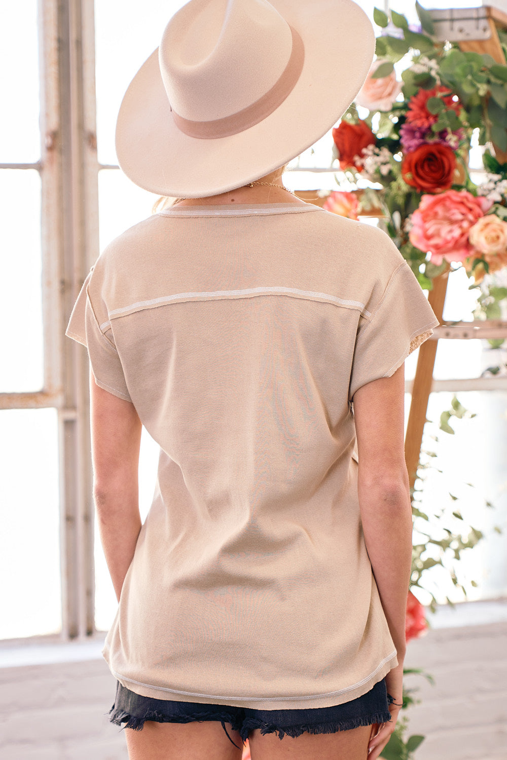 Enough For Me Tee - Khaki