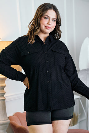 We Know The Feeling Button Down - Black