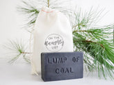 Stocking Stuffer Lump of Coal - Charcoal Soap in bag