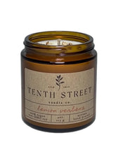 Tenth Street Candle Co. - Lemon Verbena 4oz Amber Jar