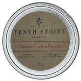 Tenth Street Candle Co. - Lemon Verbena 8oz Tin