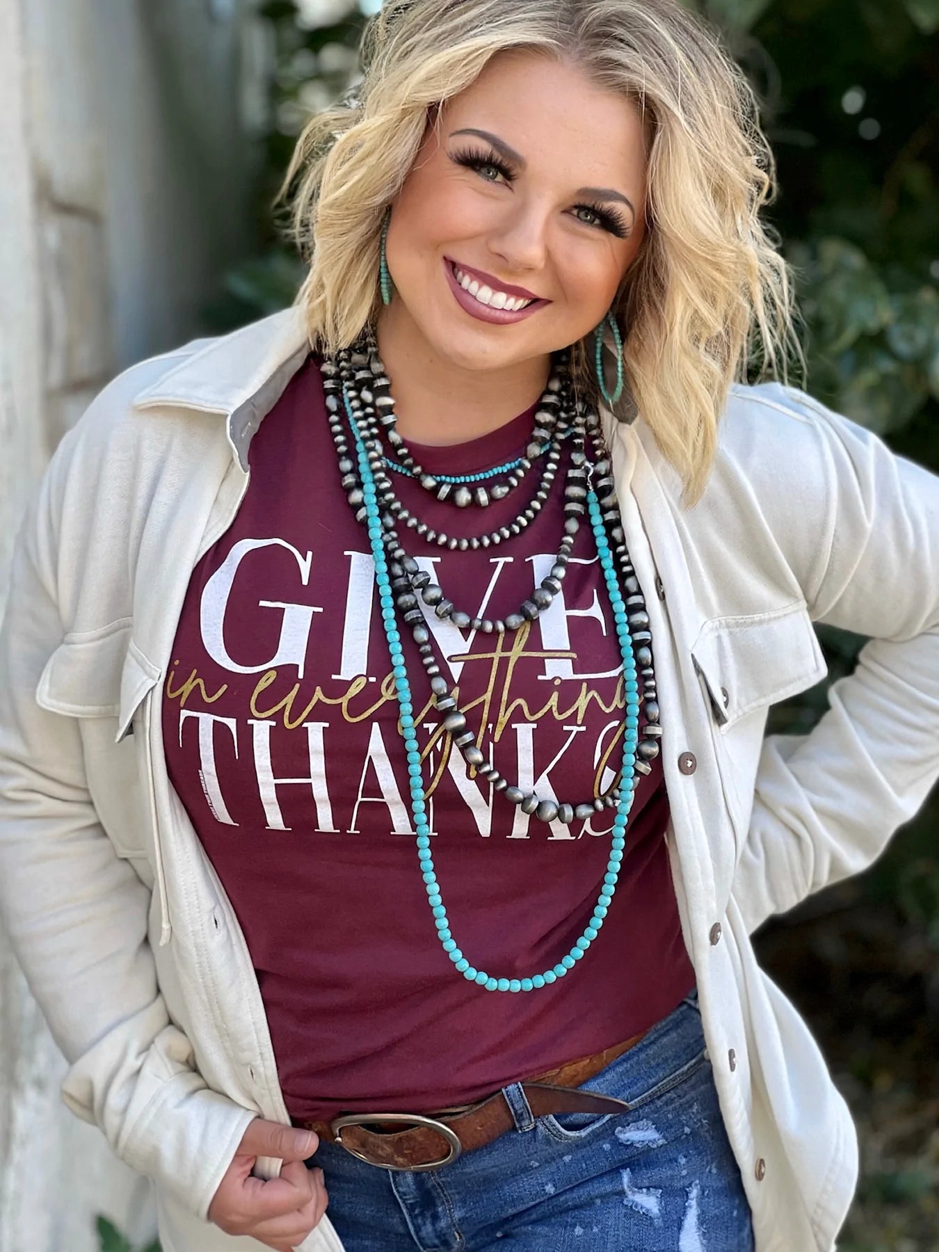 Give Thanks in Everything Graphic Tee