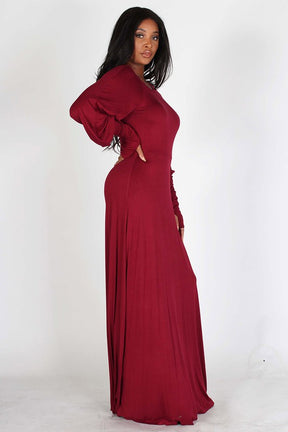 Lady In Red Maxi Dress