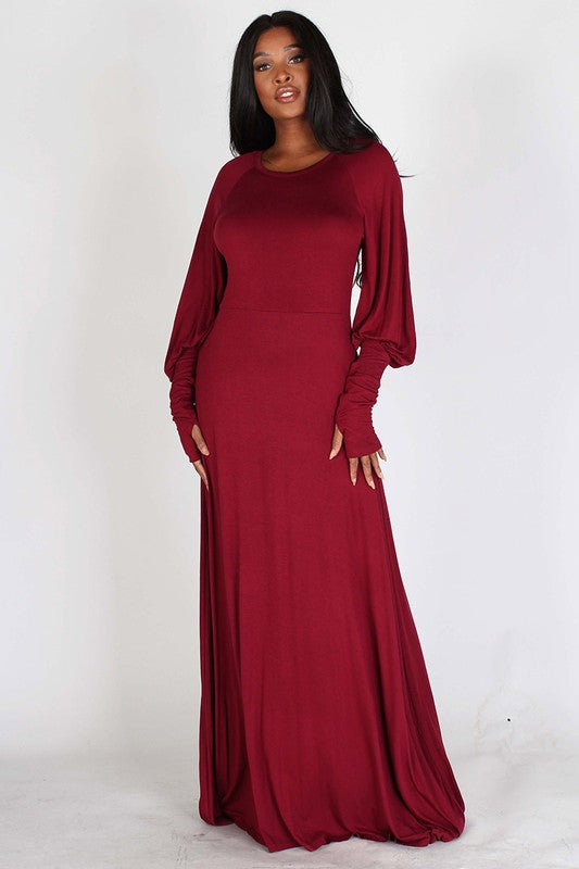 Lady In Red Maxi Dress