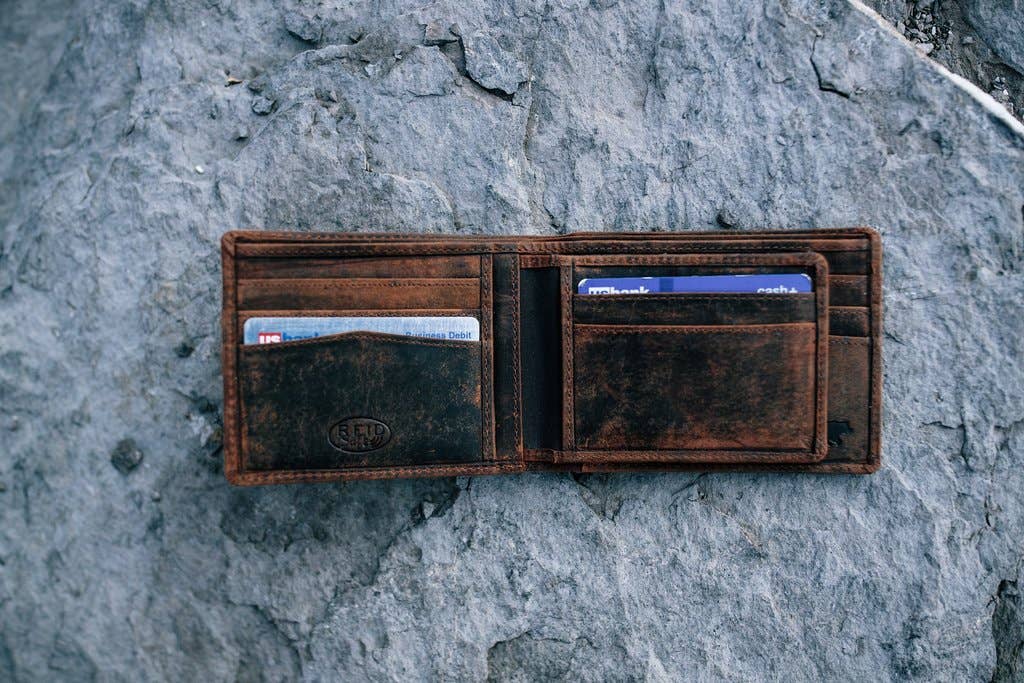 Large RFID Bifold Wallet